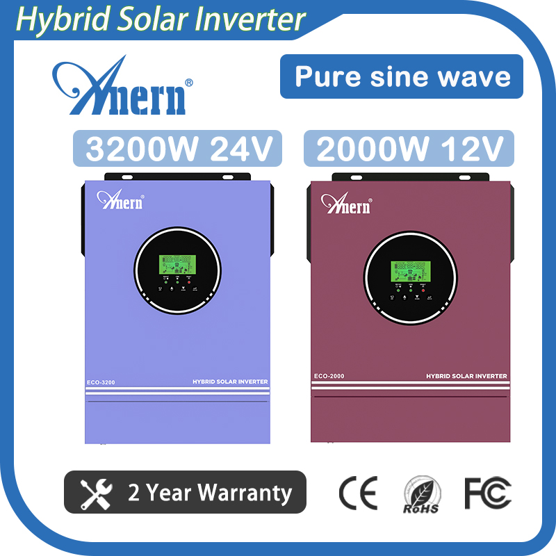 Grid Tie Inverter Limiter 2000W - Anern 3200W 2000W Off Grid Гибридный